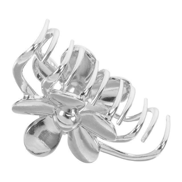 UPOUART Clip De Garra Metálico Plateado Accesorio Y Resistente Para De Mujer