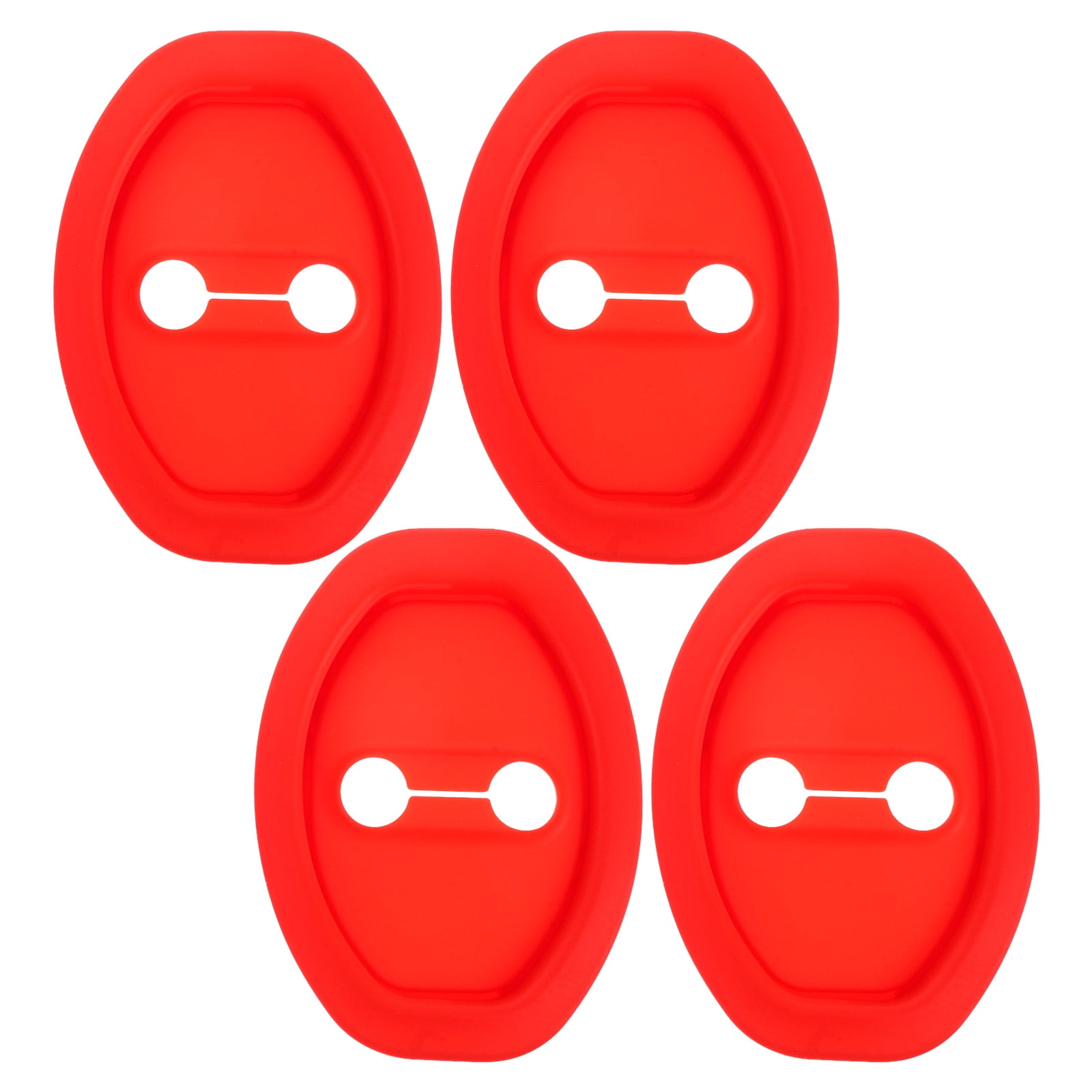 Protections Silencieuses En Silicone Pour Serrures De Portières De Voiture - Lot De 4, Anti-rouille Et Réduction Du Bruit - 4