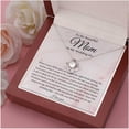 thumbnail image 4 of Love Knot To Mom From Bride, Mother Of The Bride Gift From Daughter Mother Of The Bride Necklace From Bride Gift For Mum Of Bride Present, Necklaces with Meaningful Messages Card Inside, 4 of 6