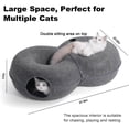 thumbnail image 6 of DOOKRON 8-Shaped Large Cat Tunnel Bed,  Peekaboo Cat  Cave, 6 of 7