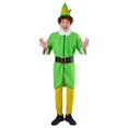 thumbnail image 5 of Elf: Buddy The Elf Costume for Adults by Rubies, Men's One Size Fits Most, 5 of 5