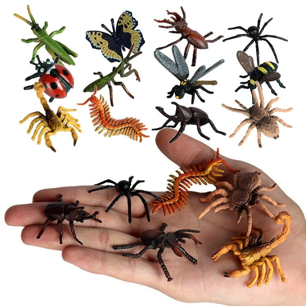 12 Uds Figuras de PLÁSTICO realistas modelo Animal Hugo regalos educativos para fiestas escolares