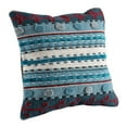 thumbnail image 3 of MA Trading Handmade Indo Abramo Pillow (India) Turquoise 16" x 16", 3 of 5