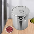 thumbnail image 6 of 33L Airtight Rice Bucket 304 Stainless Steel Canister Food Storage Containers, 6 of 12