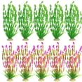thumbnail image 1 of Plantas acuáticas artificiales para acuario, decoración de plantas de pecera de plástico, 10 piezas., 1 of 5