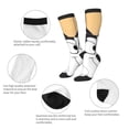thumbnail image 3 of Masiiu Bluey Print Adult Crew socks, Comfortable Novelty Colorful Patterned, Breathable, Stylish Colorblock for Men Women, 3 of 6