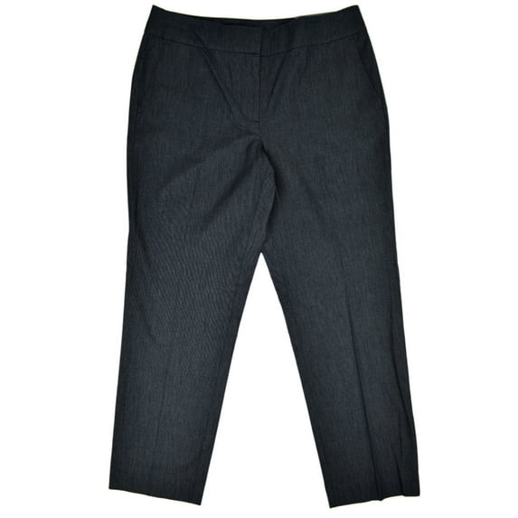 New 16012 Ann Taylor Womens Denim Blue Signature Fit Cropped Trousers Pants Sz 6