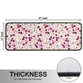 thumbnail image 5 of Kitchen Rugs Sets Of 2,Pioneer Flower Floral Print Pattern Anti Fatigue Kitchen Mat Rugs Non Slip Washable,Decorative Kitchen Floor Mats for Kitchen,Sink,Laundry,17"x47"+17"x47", 5 of 5