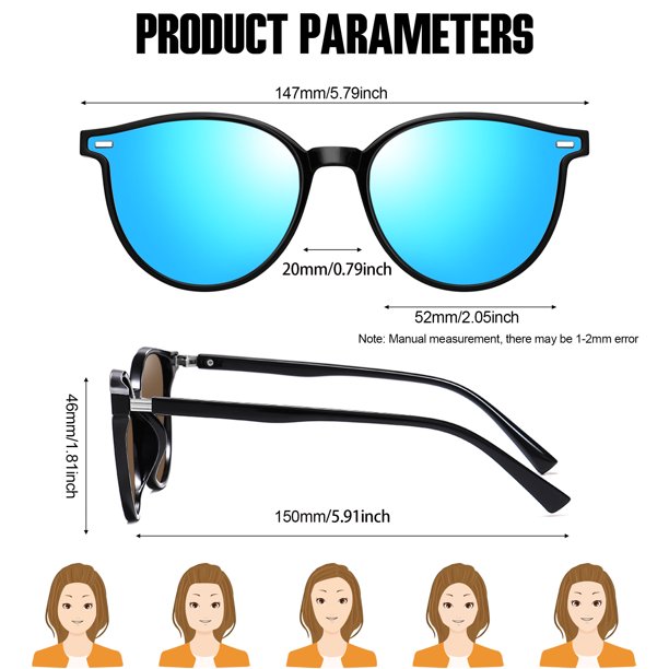 Vintage Retro Round Tinted Sunglasses 46mm TR90 Frame UV400 Amazon.com: Gtand Unisex Vintage Retro Round Style Tinted  main image 2