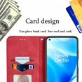 thumbnail image 4 of OnePlus Nord N200 5G Wallet Case, Dteck PU Leather Folio Flip Wallet Case with Card Slots / Money Pocket, Magnetic Closure, Stand Cover for OnePlus Nord N200 5G (2021), Red, 4 of 9