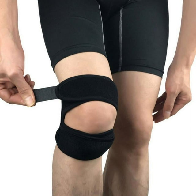 Patella Brace Wrap Support Strap Adjustable Protective Knee for Running, Arthritis, Jumper, Tennis Injury Recovery