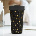 thumbnail image 6 of Goofa night sky for Insulated Travel Coffee Mug Spill Proof Leak Proof 16 OZCoffee Tumbler Reusable Coffee Cups with Lids Thermos for Hot and Cold Drink, 6 of 8
