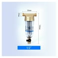 thumbnail image 1 of 40m High-efficiency Filtration Pre-filter Tap Water Household Whole House Central 3T Large Flow Pipe Backwashing Brass Filter, 1 of 7