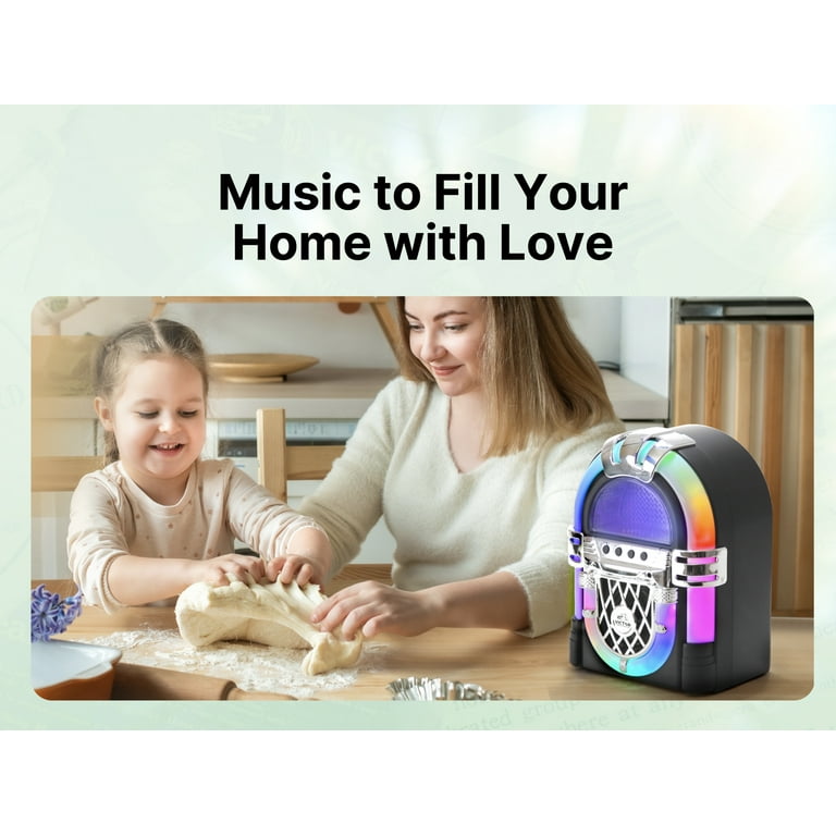 Victor, Mini Bluetooth Jukebox, VDTJ-1000, Multicolor LED Lighting