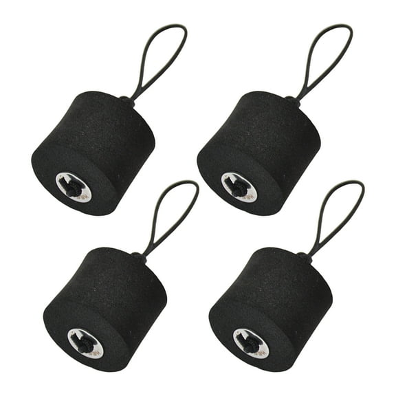 4Pcs Kayak Scupper Plugs Set with Lanyard High Elasticity Foam Scupper Plugs Drain Hole Stopper Bung for Kayak Canoes