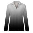 thumbnail image 2 of ketyyh-chn99 Funny T Shirts Women's Plus Size Tops Long Sleeve Buttons Casual Shirt with Pockets, 2 of 4