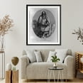 thumbnail image 4 of Historic Framed Print, [Saint Luke, full-length portrait, seated, writing Gospel], 17-7/8" x 21-7/8", 4 of 9