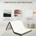 thumbnail image 5 of CL.HPAHKL Foldable Mattress, 3 inch Twin Memory Foam Mattress Topper with Washable Cover, Tri Folding Mattress Portable for Camping, Guest, 75''x38''x3'', 5 of 7