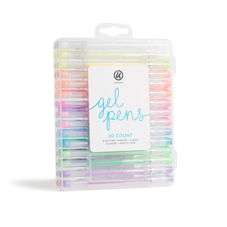 U Brands Gel Pens Assorted, 30-Count Set With Case photo 7