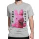 thumbnail image 3 of Camisetas de conejito rosa para hombre y mujer, camisetas de algodón punk con banda de rock Sonic Youth, camisetas creativas de manga corta con cuello redondo, camisetas de talla grande, 3 of 5