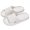 White, variant on Slippers for Women,Men's And Summer Thick Soled Indoor Non Leisure Bathroom Soft Soled Slippers,Womens Slippers,White,8.5