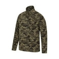 thumbnail image 3 of Mountain Warehouse Mens Camber II Camo Half Zip Fleece Top, 3 of 5