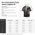 thumbnail image 5 of Balery Futuristic Robot Hummingbird Camisa Casual de Manga Corta con Botones para Hombre, Texturizada, Estilo Cubano, para Playa, Verano-XX-Large, 5 of 5