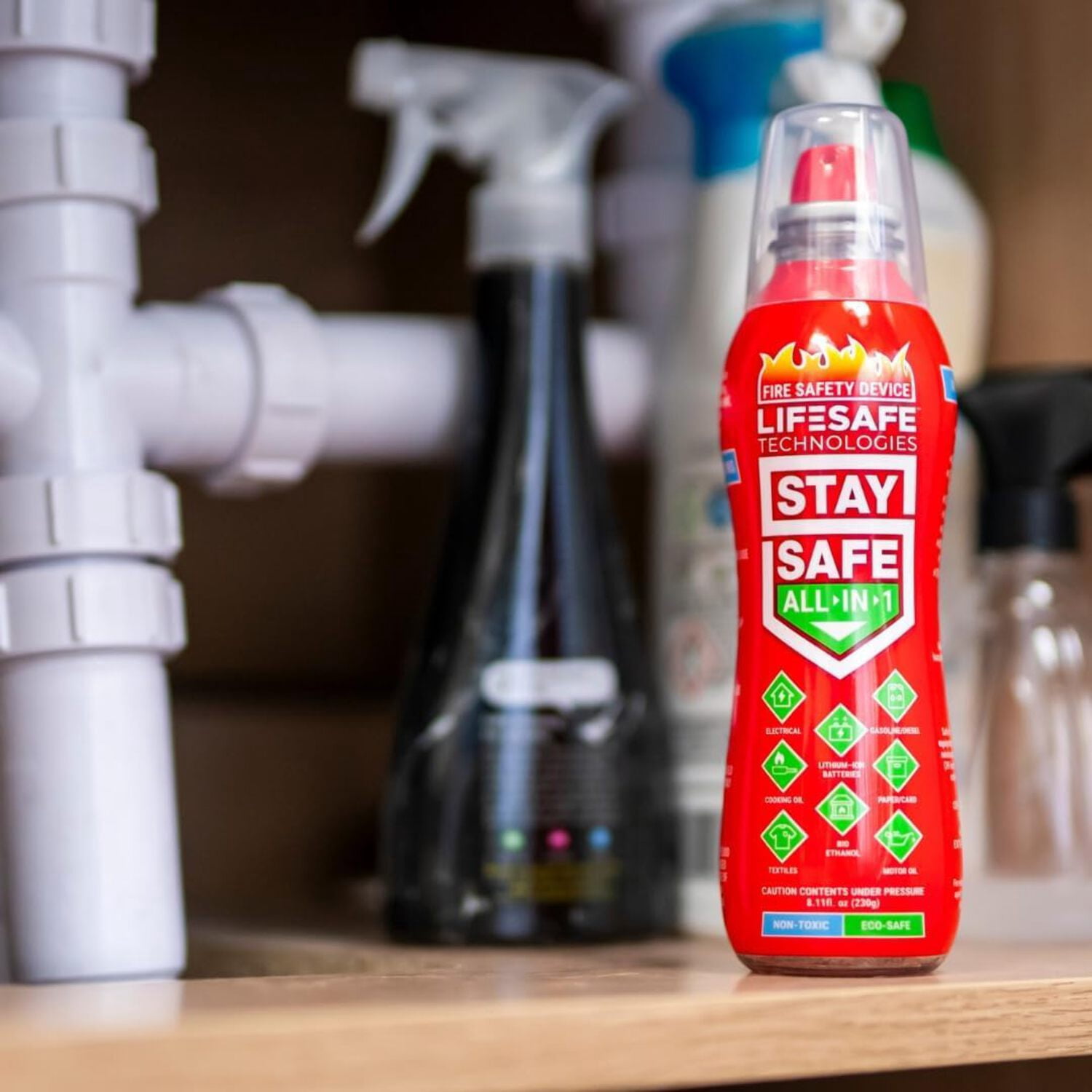 StaySafe AllinOne Portable Fire Extinguisher