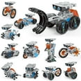thumbnail image 3 of 12 in 1 Robot Architecture Education Kit STEM Gift for Boys Aged 3-13, DIY Science Robot Toys for Children and Teenagers' Birthday, 202 pieces, 3 of 12