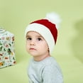 thumbnail image 6 of SPRING PARK Baby Christmas Hat Christmas Baby Hats with Big Plush Ball, Christmas Beanie Hats for Infant Toddler Christmas Party, 6 of 8