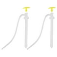 thumbnail image 1 of Miangastore Manual Operation Portable Oil Extractor Pump White 2Pcs 19.7*3.5*2.6In, 1 of 9