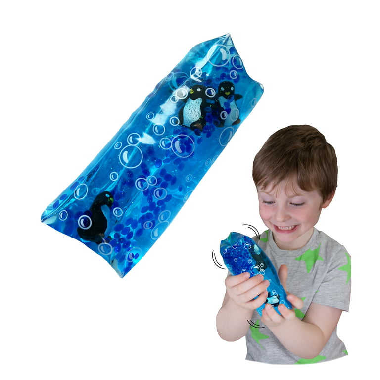 Smag Opdatering bus Wiggly Jiggly - Penguin from Deluxebase. Large super squishy water snake  fidget toy with penguin figures. Great sensory toy for autism and ADHD -  Walmart.com