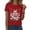 Red, variant on mgoYE Halloween Shirt for Women Spooky Season T-Shirt Halloween Pumpkin Ghost Fall Tees Top|Orange L
