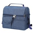 thumbnail image 2 of Fiambrera aislada, bolso de almuerzo, fiambrera reutilizable resistente al desgaste, bolsa de aislamiento térmico aislada para parque, senderismo, azul, 2 of 9
