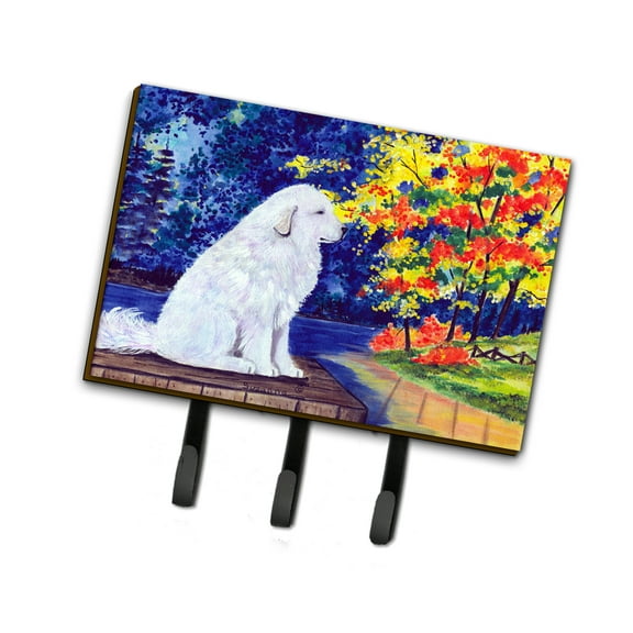 Carolines Treasures SS8240TH68 Great Pyrenees Leash Holder or Key Hook, Large, Multicolor