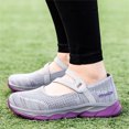thumbnail image 5 of NOKIO Womens Comfort Elastic Sock Slip On Walking Lightweight Non-Slip Fall Shoes Ladies Fashion Colorblock Mesh Breathable Non Slip Soft Sole Casual Sneakers, 5 of 8