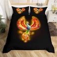 thumbnail image 5 of 2024 Colorful Phoenix Duvet Cover Set Cartoon Birds Bedding Set Full King Size Microfiber Flame Wings Comforter Cover For Boys, 5 of 7