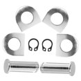 thumbnail image 4 of GAXIRE 1 Set Metal Silver Motorcycle Foot Peg Bracket Kit for Secure Installation, 4 of 8