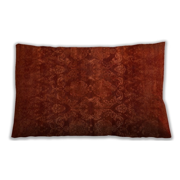 Ahgly Company Outdoor Rectangular Mid-Century Modern Lumbar Throw Pillow, 13 inch by 19 inch