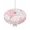 Coral Pink, variant on Fsddascl Purple Gray Coral Coastal Outdoor Tablecloth - 54 Inch Round Dining Table Cover, Summer Beach Seaside Nautical Waterproof Outdoor Table Cloth with Umbrella Hole & Zipper for Picnic/Patio