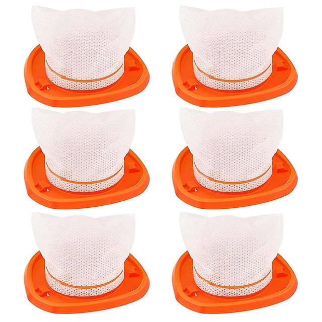 Reemplazo de robots de barrido Paquete De 6 Filtros De Repuesto Para Aspiradoras De Mano Black&decker Hnvcf10