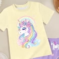 thumbnail image 4 of Toddler Baby Girl Outfits Summer Cute Cartoon Short Sleeve Tee Top + Short Pants 2Pcs Clothes Set,Cute Graphic 6-12 Months 12-24 Months 2t 3t 4t 5t 6t 7t 8t 9t Children 6-7 Years, 4 of 4