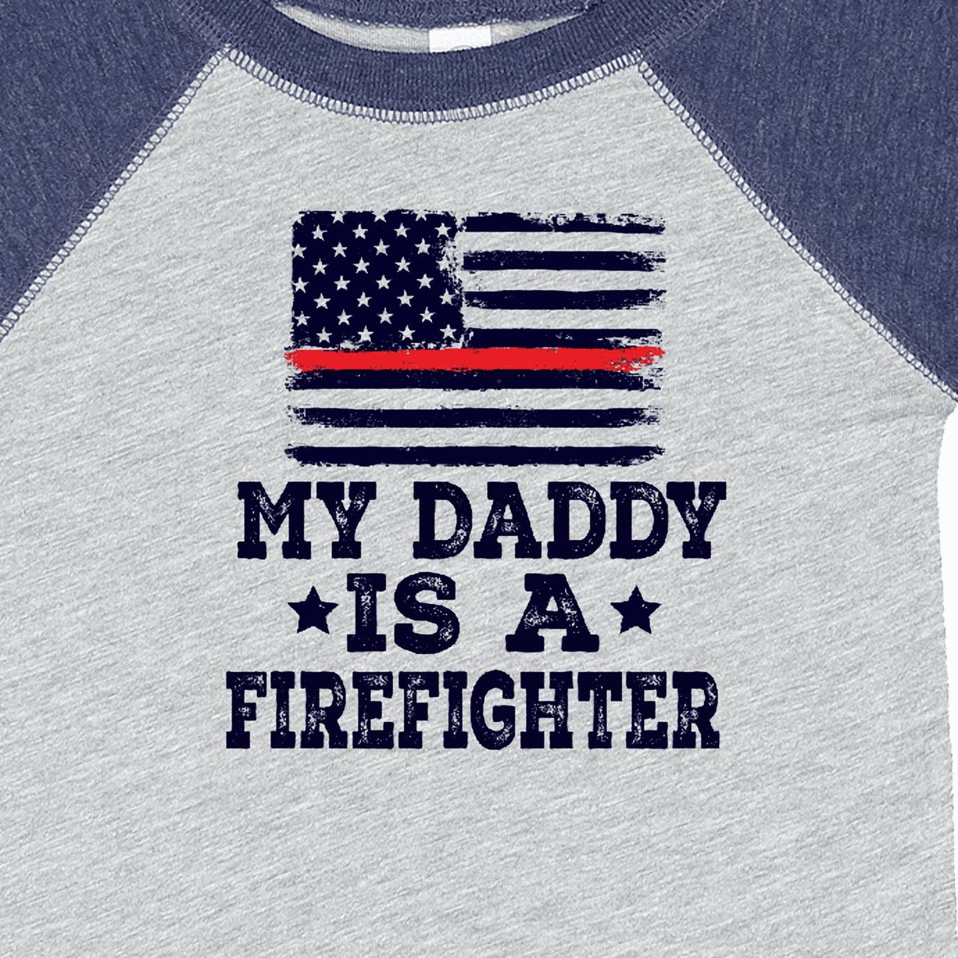 Inktastic Fireman Daddy is a Firefighter Boys or Girls Baby Bodysuit