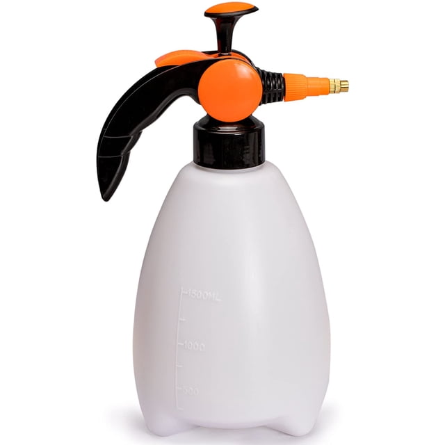 Nice Neat Mr. Botella de agua y spray para plantas y jardines - Mr. Mister - Pulverizador de 1,5 litros con boquilla de presión ajustable Ormromra PTL061