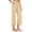 Yellow, variant on StSilkitty Striped Casual Capris for Womens High Waist Elastic Wide Leg Capri Pants Beach Vacation Cropped Trousers with Pockets