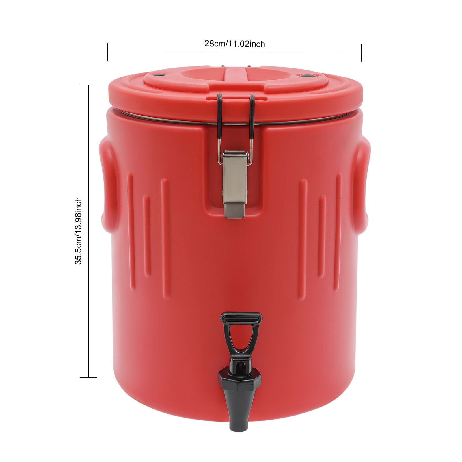 Insulated Beverage Containers, Insulated Bucket 15.5L 11.02*13.98in for Central Kitchens, Restaurants, Outdoor Banquets