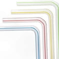 thumbnail image 4 of 8-Inch Flexible Plastic Straws, 500 Count, Multicolor Striped for Beverages & Events, 4 of 5