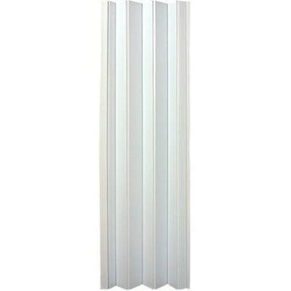 Spectrum OK32-3680F Oakmont 32" to 36" x 80" Accordion Folding Door, Frost White