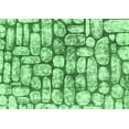 thumbnail image 1 of Ahgly Company Indoor Rectangle Abstract Emerald Green Modern Area Rugs, 8' x 12', 1 of 4