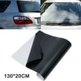 thumbnail image 2 of Ana 20x130CM Matt Black Car Window Foils Tint Tinting Film Roll Car Auto Home Window Glass Summer Solar UV Protector Sticker Films, 2 of 10